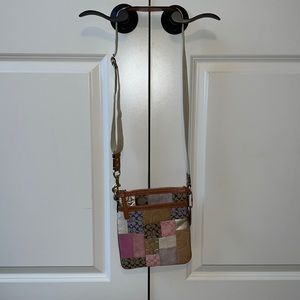 Very gently preowned Coach pastels patchwork crossbody